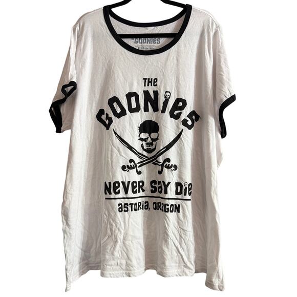 Torrid Women's Plus Size The Goonies Never Say Die Shirt Size 4 4X - Picture 1 of 5
